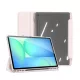 DUX DUCIS Samsung Tab S10 FE Plus WIFI DUX DUCIS TOBY tok álló, bőr hatású aktív FLIP, ceruza tartó, RÓZSASZÍN