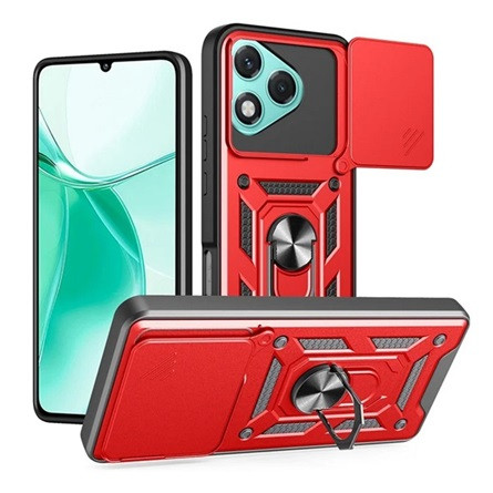 gigapack Honor 400 Lite GIGAPACK Defender szilikon telefonvédő ütésállóság, kameravédő, PIROS