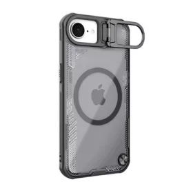   NILLKIN iPhone 16e NILLKIN ICEBLADE PROP szilikon telefonvédő ütésállóság, MagSafe, FEKETE