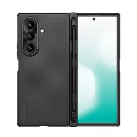   NILLKIN Samsung Z Fold7 NILLKIN SUPER FROSTED FOLD műanyag telefonvédő gumírozott, ceruza tartó, FEKETE