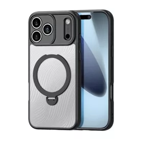   DUX DUCIS iPhone 17 Pro Max DUX DUCIS AIMO szilikon telefonvédő ütésállóság, hullám, FEKETE