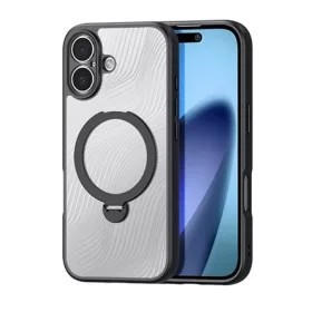   DUX DUCIS iPhone 17 DUX DUCIS AIMO szilikon telefonvédő ütésállóság, hullám, FEKETE