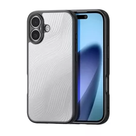   DUX DUCIS iPhone 17 DUX DUCIS AIMO szilikon telefonvédő ütésállóság, hullám, FEKETE