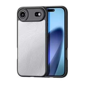   DUX DUCIS iPhone 17 Air DUX DUCIS AIMO szilikon telefonvédő ütésállóság, hullám, FEKETE