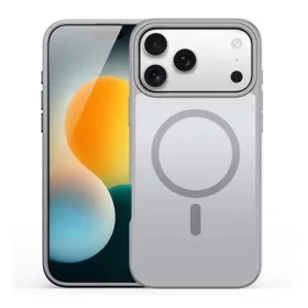   DUX DUCIS iPhone 17 Pro Max DUX DUCIS YIND szilikon telefonvédő ütésállóság, MagSafe, VILÁGOSSZÜRKE