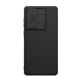   NILLKIN Samsung S25 Edge NILLKIN CAMSHIELD PRO szilikon telefonvédő ütésállóság, csíkos, FEKETE