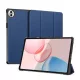 DUX DUCIS Honor Pad 10 5G DUX DUCIS DOMO tok álló, bőr hatású aktív FLIP, textil minta, SÖTÉTKÉK