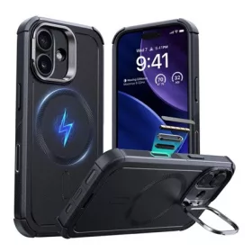   ESR iPhone 17 ESR CYBER szilikon telefonvédő ütésállóság, MagSafe, FEKETE