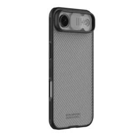   NILLKIN iPhone Air NILLKIN CAMSHIELD PRO szilikon telefonvédő ütésállóság, csíkos, ÁTLÁTSZÓ/FEKETE