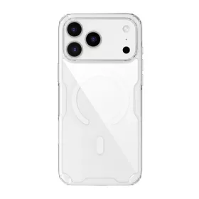   NILLKIN iPhone 17 Pro Max NILLKIN NATURE PRO MAGNETIC műanyag telefonvédő ütésállóság, MagSafe, ÁTLÁTSZÓ