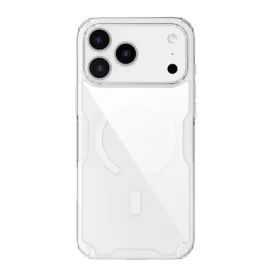   NILLKIN iPhone 17 Pro NILLKIN NATURE PRO MAGNETIC műanyag telefonvédő ütésállóság, MagSafe, ÁTLÁTSZÓ