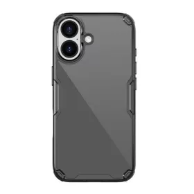   NILLKIN iPhone 17 NILLKIN NATURE PRO szilikon telefonvédő ütésállóság, légpárnás sarok, FEKETE