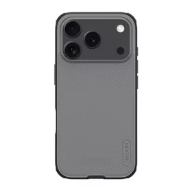   NILLKIN iPhone 17 Pro Max NILLKIN SUPER FROSTED PRO műanyag telefonvédő ütésállóság, érdes felület, ÁTLÁTSZÓ/FEKETE