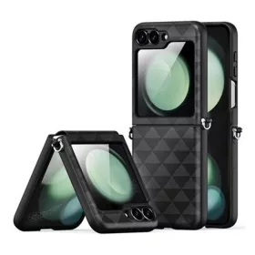   DUX DUCIS Samsung Z Flip7 FE DUX DUCIS FITT műanyag telefonvédő ütésállóság, háromszög, FEKETE