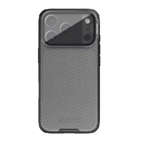   NILLKIN iPhone 17 Pro NILLKIN CAMSHIELD PROP szilikon telefonvédő ütésállóság, csíkos, ÁTLÁTSZÓ/FEKETE