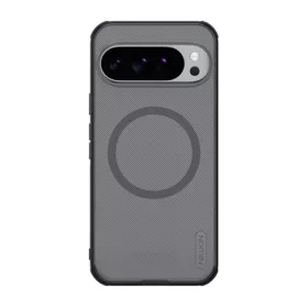   NILLKIN Google Pixel 10 Pro XL NILLKIN SUPER FROSTED PRO MAGNETIC műanyag telefonvédő mágneses, gumírozott, ÁTLÁTSZÓ/FEKETE