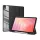DUX DUCIS Samsung Tab S11 5G DUX DUCIS TOBY tok álló, bőr hatású aktív FLIP, ceruza tartó, FEKETE