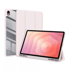   DUX DUCIS Samsung Tab S11 5G DUX DUCIS TOBY tok álló, bőr hatású aktív FLIP, ceruza tartó, RÓZSASZÍN