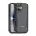 DUX DUCIS iPhone 17 DUX DUCIS SHLD defender szilikon telefonvédő erős ütésállóság, háromszög minta, FEKETE