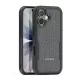 DUX DUCIS iPhone 17 DUX DUCIS SHLD defender szilikon telefonvédő erős ütésállóság, háromszög minta, FEKETE