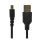 GIGAPACK töltőkábel USB 100cm, INTERCOM - M800S kompatibilis, FEKETE