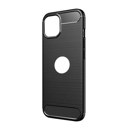 Gigapack iPhone 11 Pro Max Gigapack Szilikon telefonvédő ütésállóság, logó kivágás, FEKETE