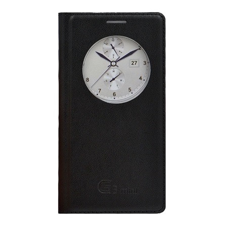 Gigapack LG G3 S Gigapack tok álló, bőr hatású FLIP, ablakos, FEKETE