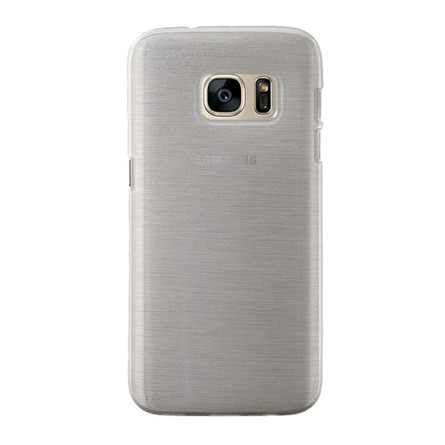 Gigapack Samsung S7 Gigapack Szilikon telefonvédő szálcsiszolt minta FEHÉR
