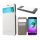 Mercurycase Samsung A5 (2016) MERCURY Wow tok álló, bőr hatású FLIP, textil minta, FEHÉR