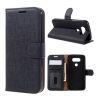 Gigapack LG G5 Gigapack Tok álló, bőr hatású FLIP, textil hatás, FEKETE