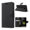 Mercurycase LG G5 MERCURY Canvas Diary tok álló FLIP, textil hatás, FEKETE