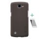 Nillkin LG K4 NILLKIN SUPER FROSTED műanyag telefonvédő gumírozott, érdes felület + képernyővédő fólia, ARANYBARNA