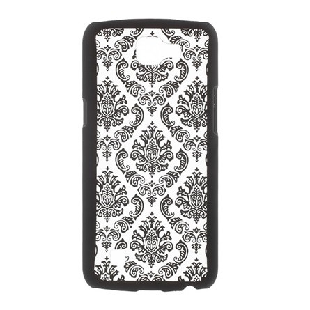 Gigapack LG K4 Gigapack Műanyag telefonvédő damaszkuszi virág FEKETE