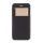 Gigapack iPhone SE 3 (2022) Gigapack Tok álló, bőr hatású FLIP, ablakos, FEKETE