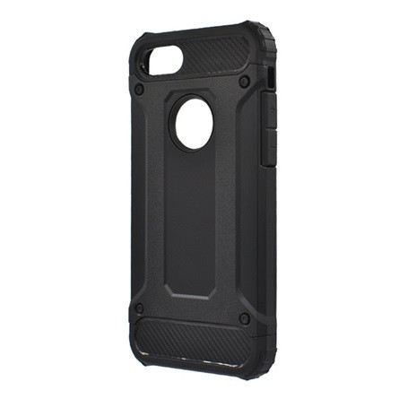 Gigapack iPhone 8 4.7 Gigapack Defender szilikon telefonvédő ütésállóság, logó kivágás, FEKETE