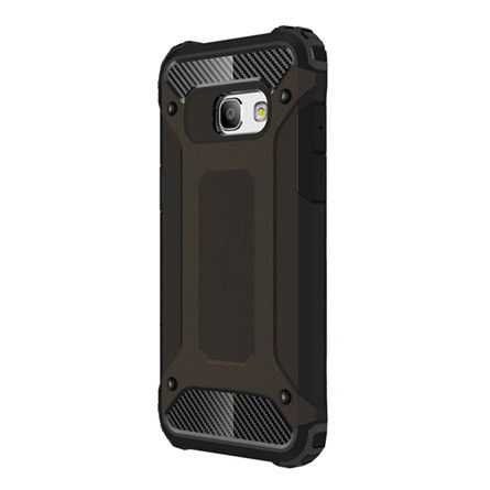 Gigapack Samsung A3 (2017) Gigapack Defender szilikon telefonvédő ütésállóság, fémhatás, FEKETE