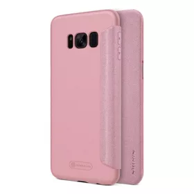   Nillkin Samsung S8 Plus NILLKIN SPARKLE műanyag telefonvédő FLIP, oldalra nyíló, RÓZSASZÍN