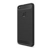 Gigapack Huawei P10 Lite Gigapack szilikon telefonvédő ütésállóság, karbon minta, FEKETE
