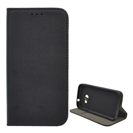 Gigapack Samsung Xcover 4s Gigapack Tok álló, bőr hatású FLIP, asztali tartó, FEKETE