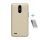 Nillkin LG K10 (2017) NILLKIN SUPER FROSTED műanyag telefonvédő gumírozott, érdes felület + képernyővédő fólia, ARANY