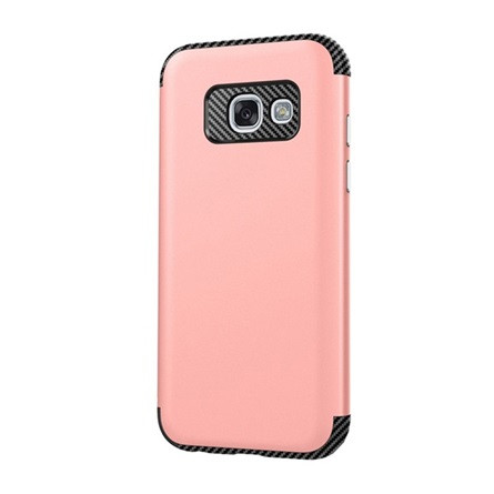 Gigapack Samsung A3 (2017) Gigapack Defender szilikon telefonvédő ütésállóság, karbon minta, ROZÉARANY