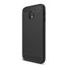 Gigapack Samsung J3 (2017) Gigapack Szilikon telefonvédő ütésállóság, karbon minta, FEKETE