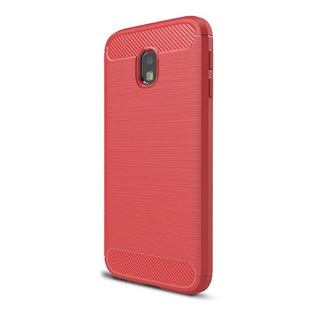 Gigapack Samsung J3 (2017) Gigapack Szilikon telefonvédő ütésállóság, karbon minta, PIROS