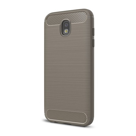 Gigapack Samsung J7 (2017) Gigapack Szilikon telefonvédő ütésállóság, karbon minta, SZÜRKE