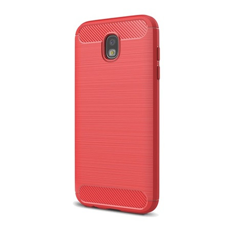 Gigapack Samsung J5 (2017) Gigapack Szilikon telefonvédő ütésállóság, karbon minta, PIROS