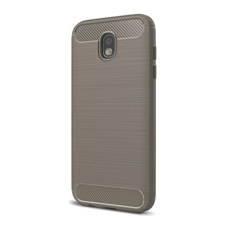 Gigapack Samsung J5 (2017) Gigapack Szilikon telefonvédő ütésállóság, karbon minta, SZÜRKE