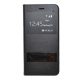 Gigapack Huawei P8 Lite Gigapack Tok álló, bőr hatású FLIP, ablakos, FEKETE