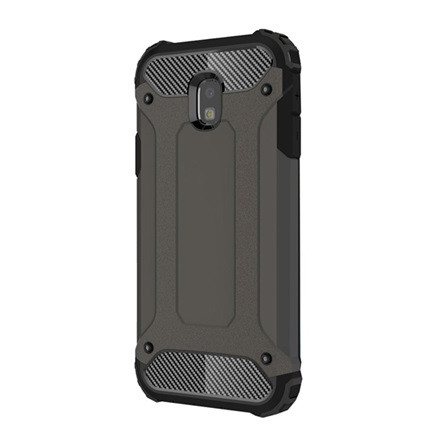 Gigapack Samsung J3 (2017) Gigapack Defender szilikon telefonvédő ütésállóság, fémhatás, BARNA
