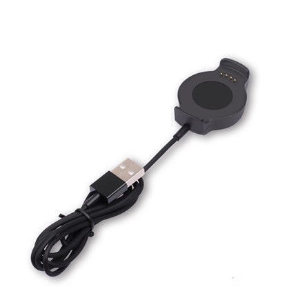 Gigapack Huawei Watch 2 GIGAPACK töltőkábel USB mágneses, 100cm, FEKETE