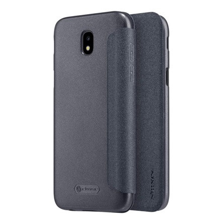Nillkin Samsung J5 (2017) NILLKIN SPARKLE műanyag telefonvédő FLIP, oldalra nyíló, FEKETE